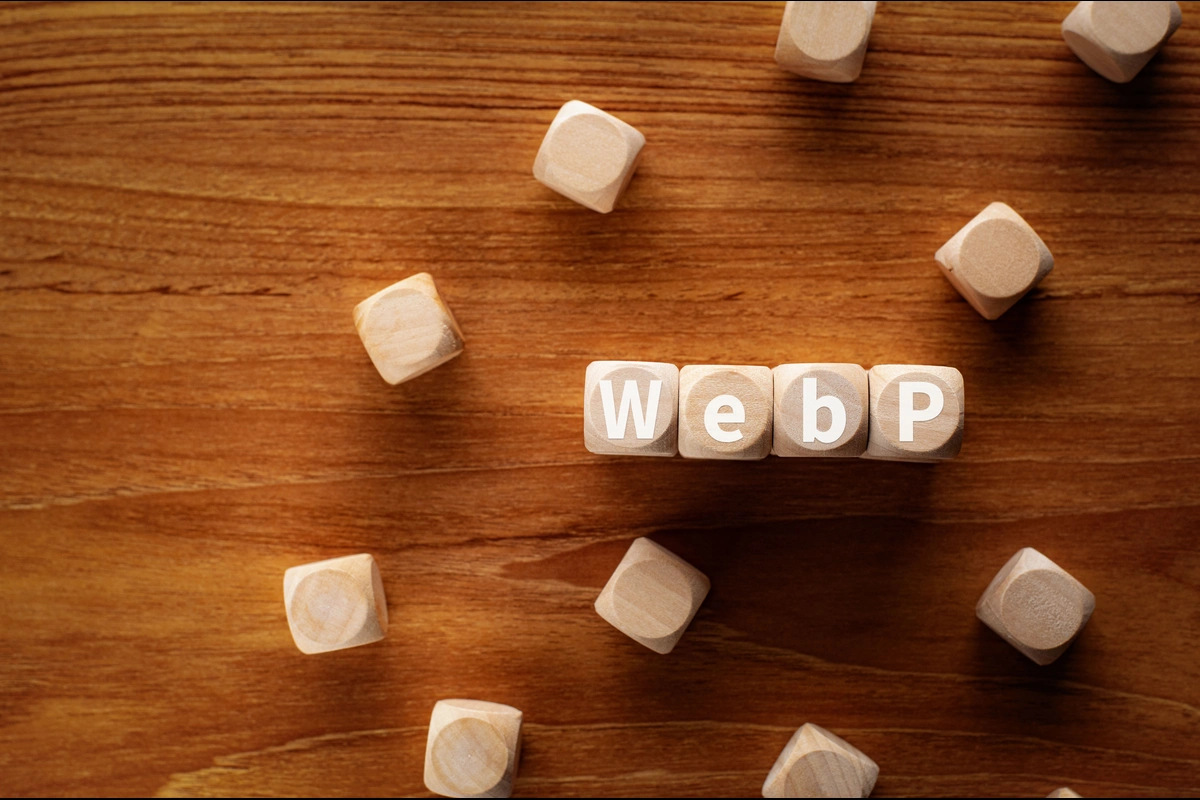 webp written on dices