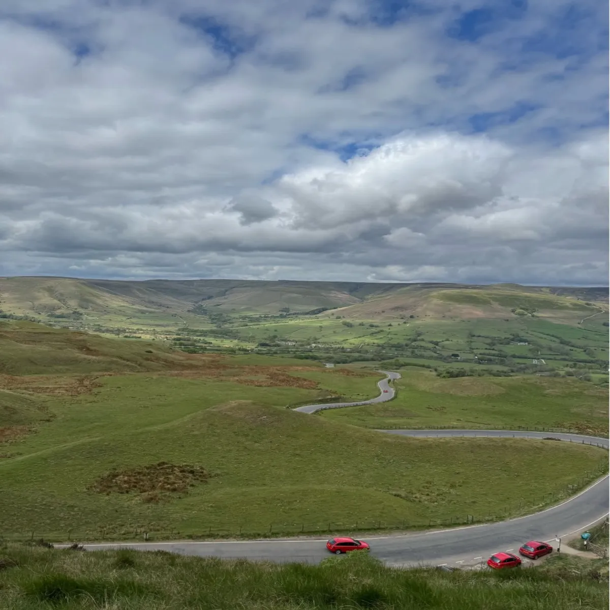 view from mam tor