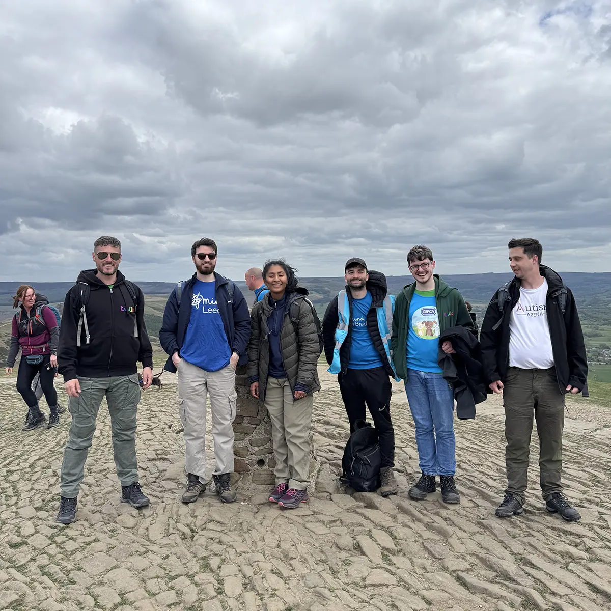 team twilo on mam tor