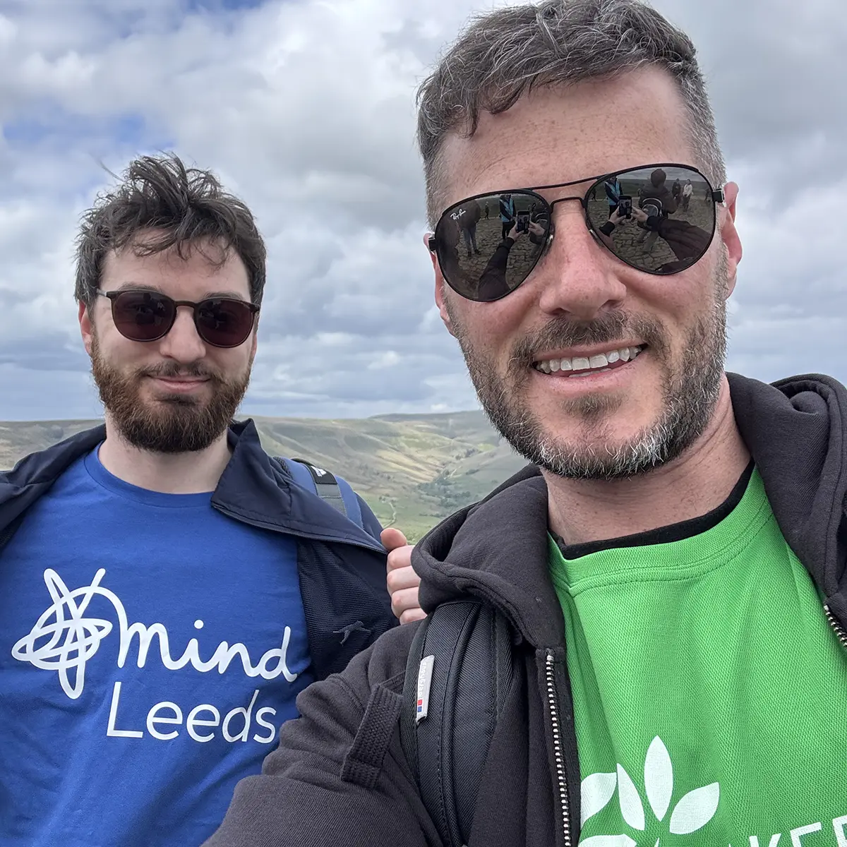 reece and wayne on mam tor