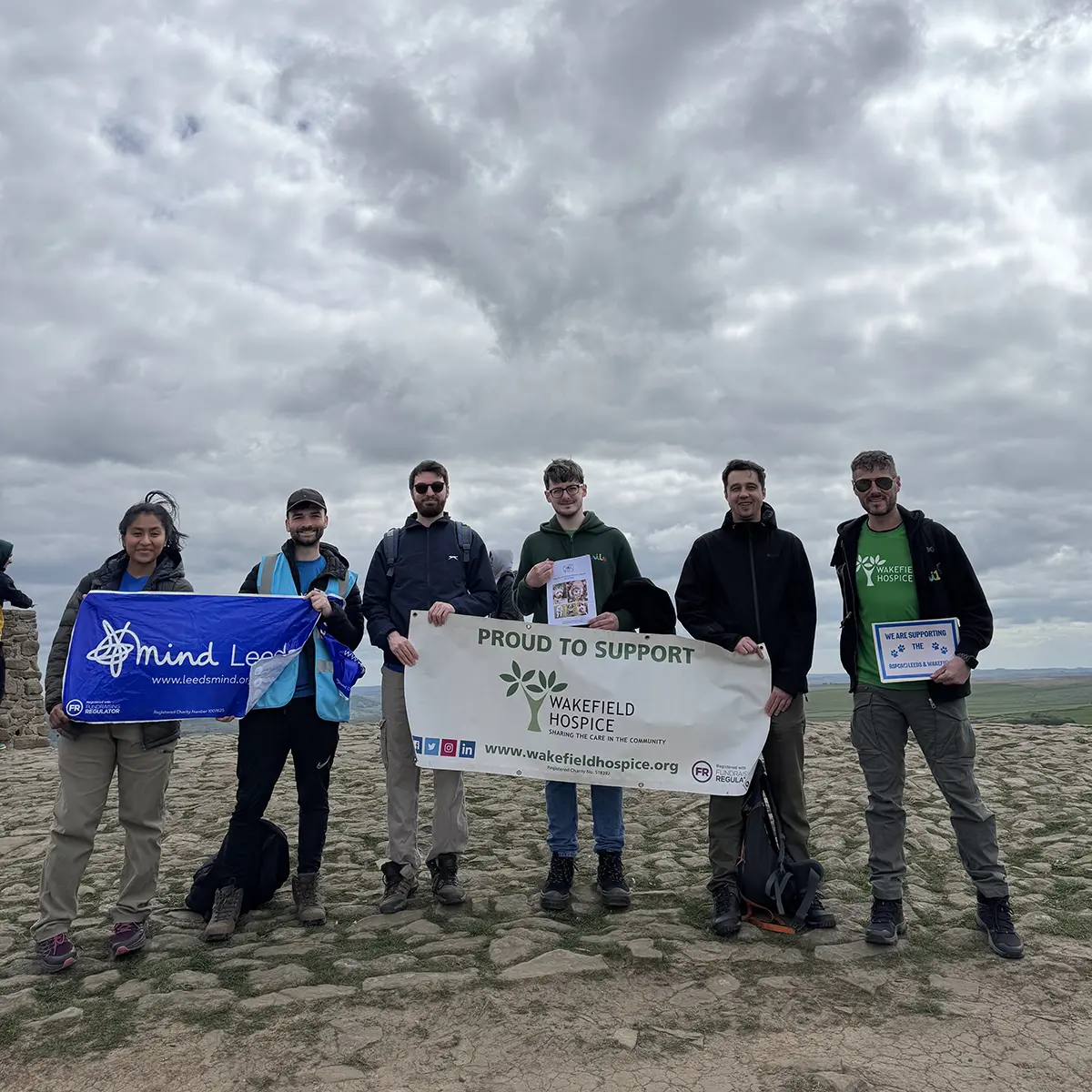 team twilo on top of mam tour