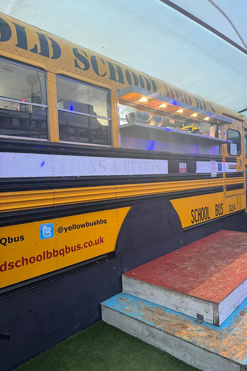 The Old School BBQ Bus