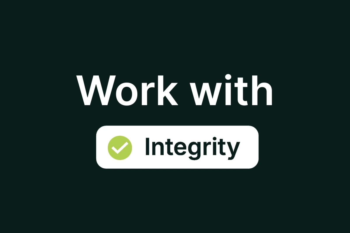 work with integrity