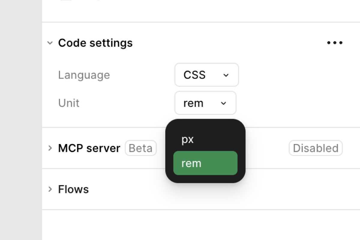 changing px to REM in Figma