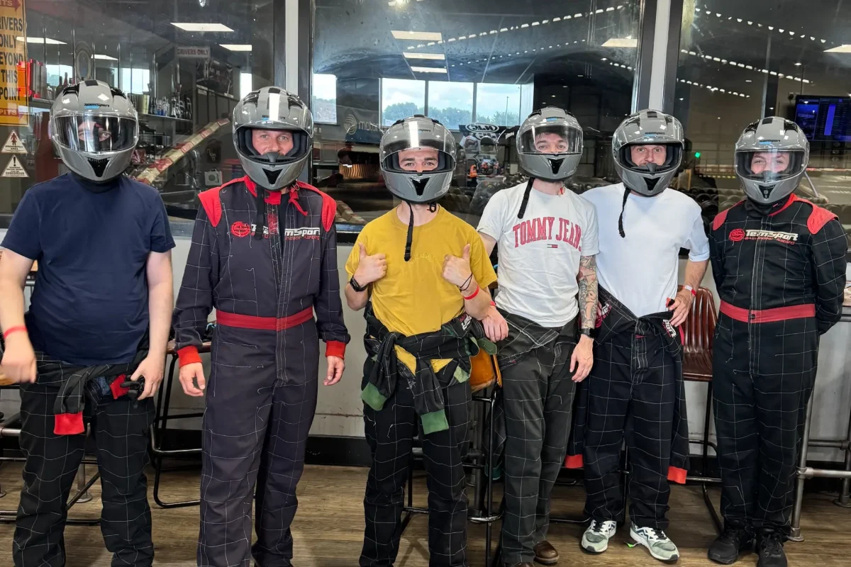 Team Twilo before go-karting