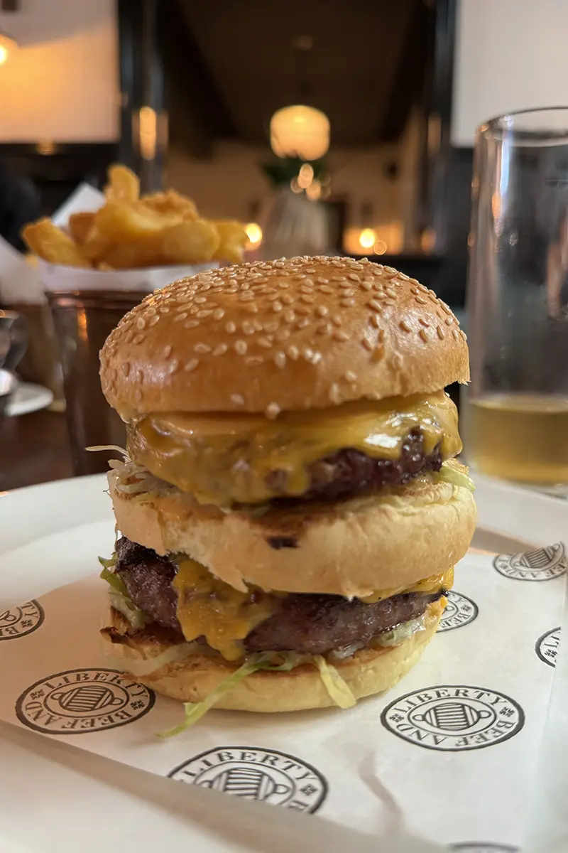 Big Matt burger at Hawksmoor