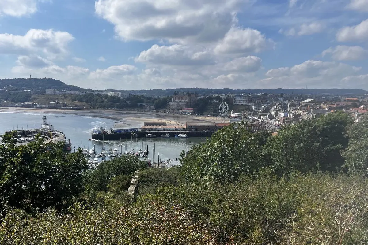a view of the pier and sea at Primrose Valley
