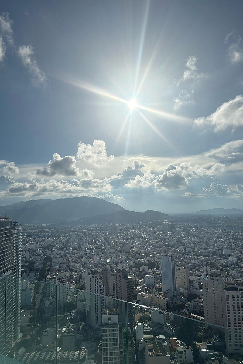 the view of the city of Nha Trang