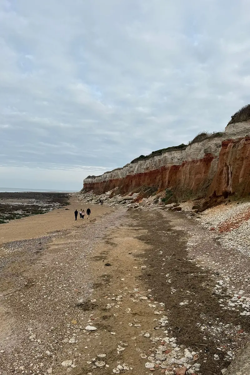 Old Hunstanton Cliffs in Autumn