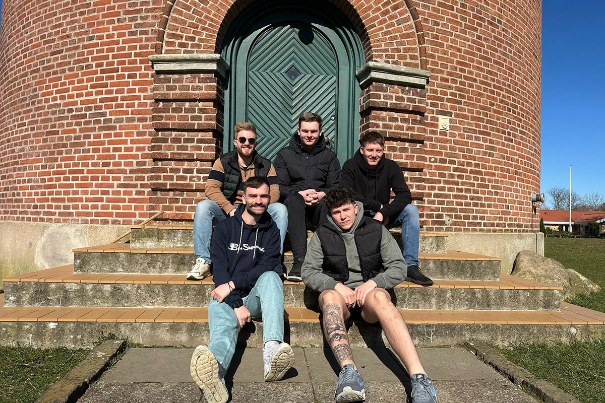 Matt and friends in Denmark