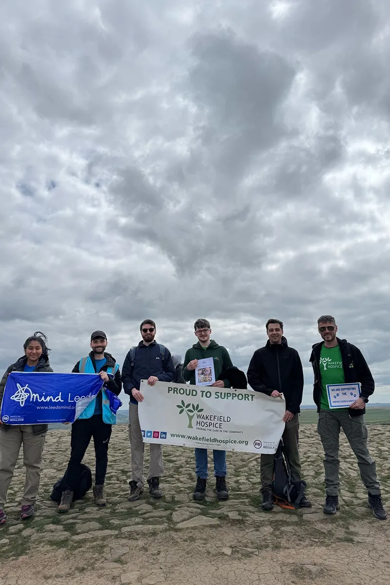 Team Twilo on Mam Tor summit