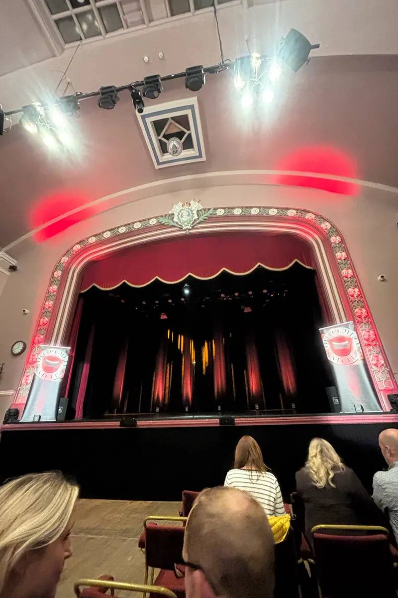 The stage at Ilkley Grand Theatre 