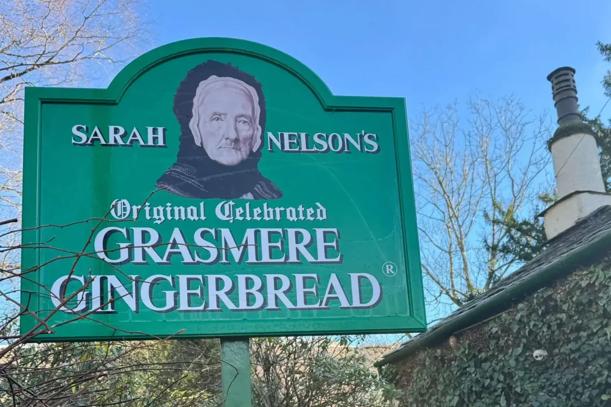 Grasmere advertising board