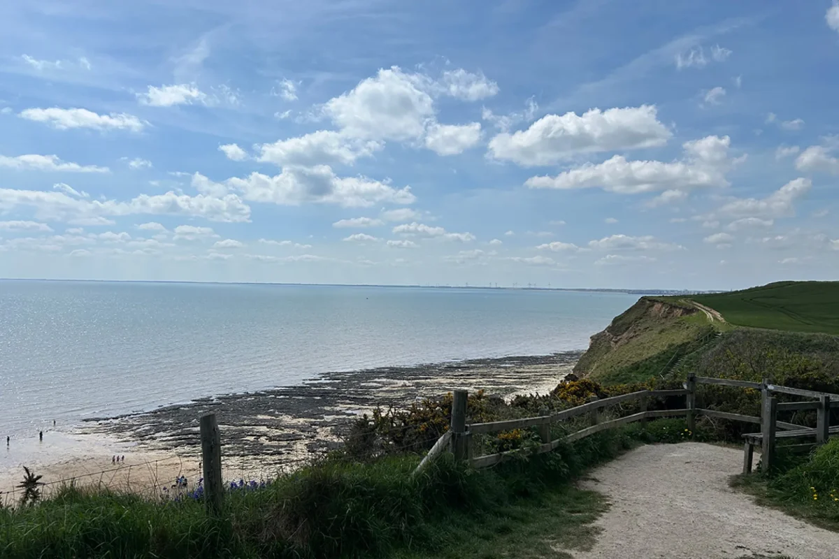 view of the coastline