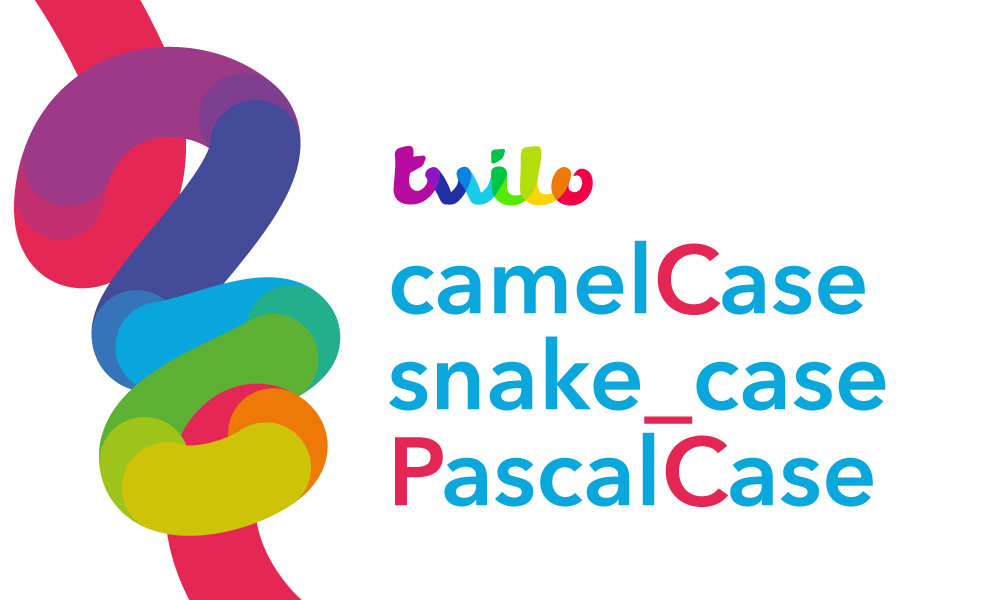 camel case, snake case and pascal case