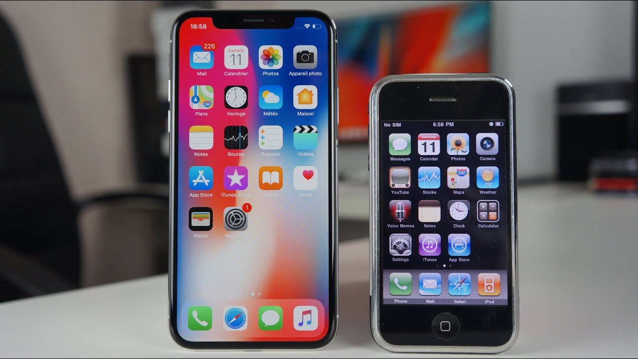 iPhone1 iPhoneX