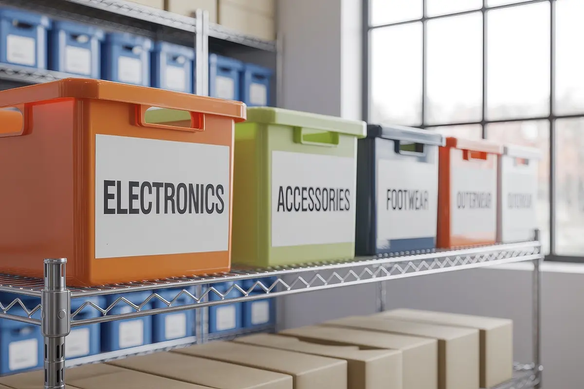 Labelled boxes