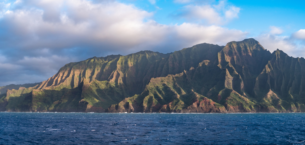 An image of Kauai's Napali coast where a member of our digital marketing team went on holiday